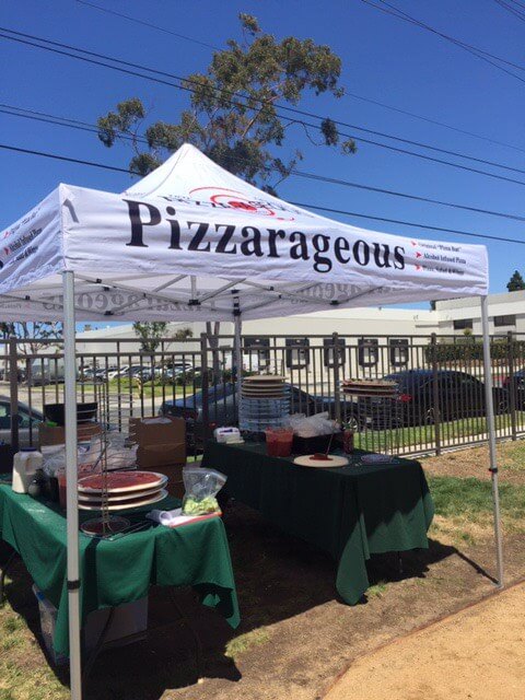 Pizzarageous tent