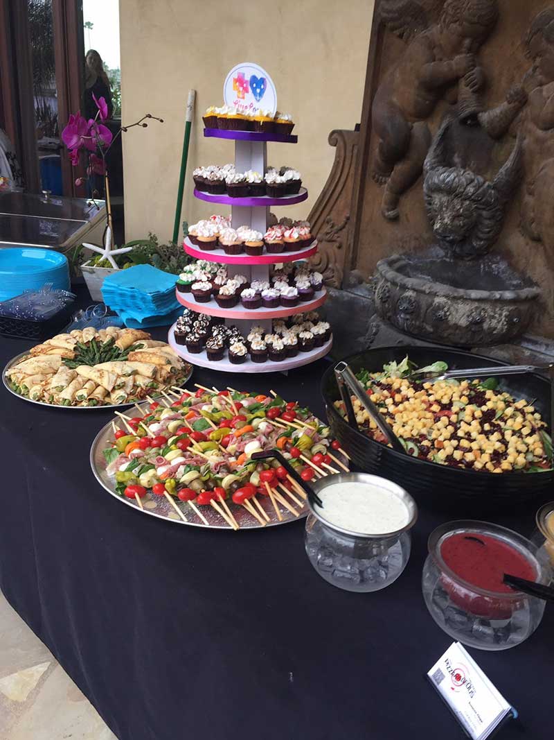 Catered Wedding Buffet Appetizers