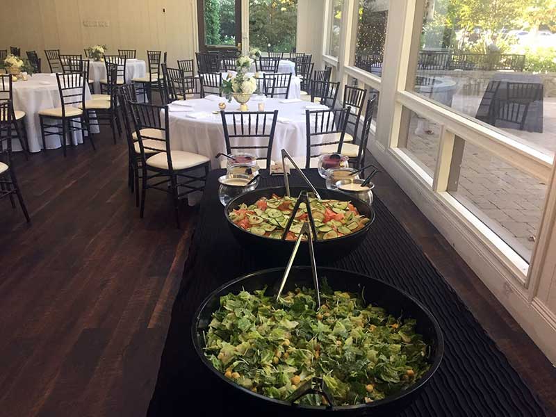 Salad Bar at Wedding