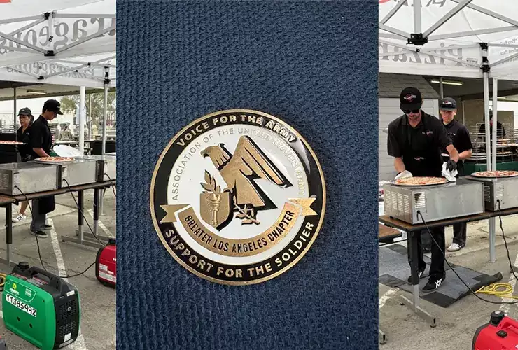 Feeding 3,500 Army Reserves: Pizzarageous Delivers Big at Los Alamitos, CA, Base