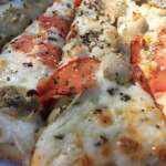 Close up of specialty pizza from pizzarageous