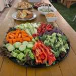 Crudite' platter from pizzarageous