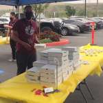 boxed pizza serving